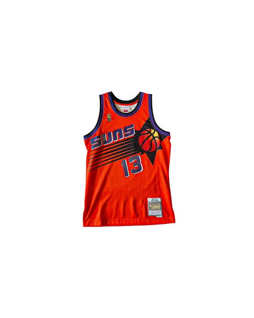 Mitchell & Ness Red Nba Steve Nash Reload 2.0 Swingman Jersey "1996 Phoenix Suns for men