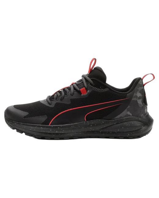 PUMA Black Twitch Runner Trail Camo 378040-01" for men