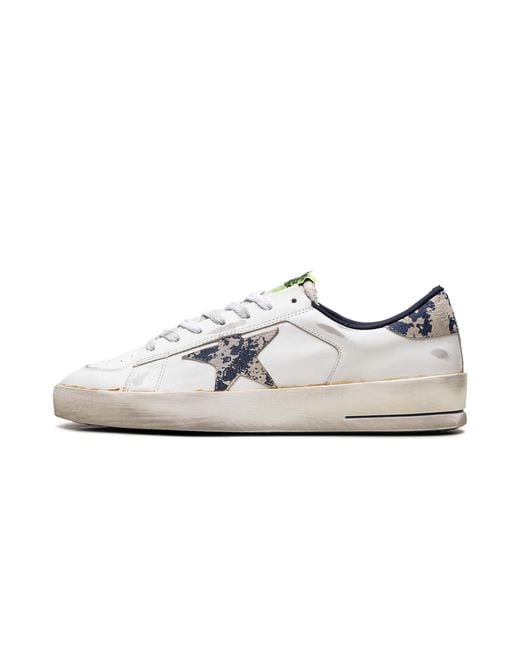 Golden Goose Deluxe Brand Black Stardan Lab Leather With A Camouflage Star" Gmf00128 F006458 12105" for men