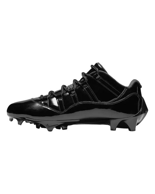 Nike Black Air 11 Low Td Cleat "Patent" Iq8113 001" for men