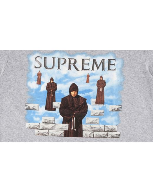 Supreme Black Levitation T-Shirt "Fw 19" for men