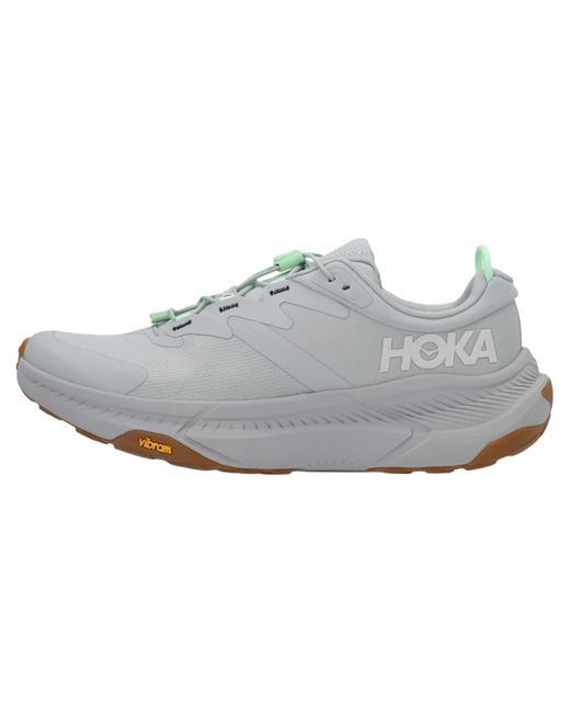 Hoka One One Black Transport "Harbor Mist Lime Glow" 1123154 Hmlg"