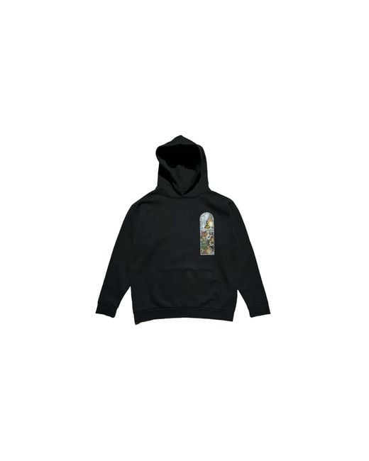 Who Decides War Black Stained Glass Hoodie Wdw_Hoodie_Blk" for men