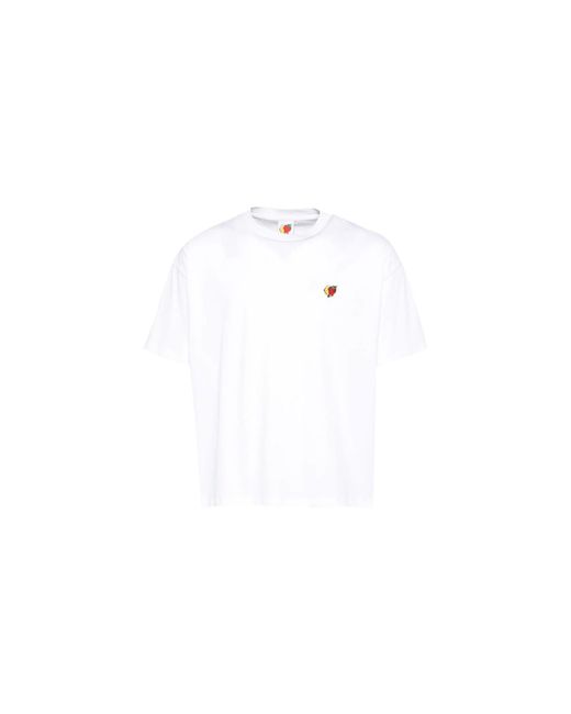 Sky High Farm Black Strawberry Moon T-Shirt Shf06T031-Wht" for men