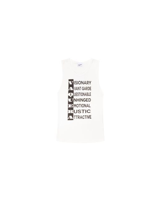 VAQUERA Black Anagram Tank Top Vaq11T024" for men