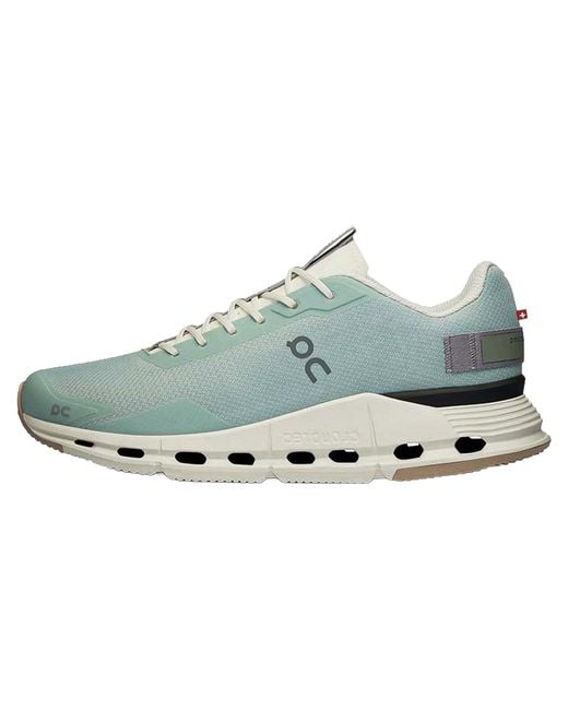 On Shoes Blue Cloudnova Form "Mineral Ivory" 26.97875"