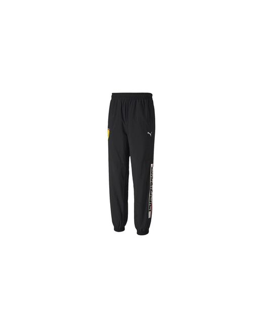 PUMA Black Scuderia Ferrari Street Woven Pants 596138 02" for men