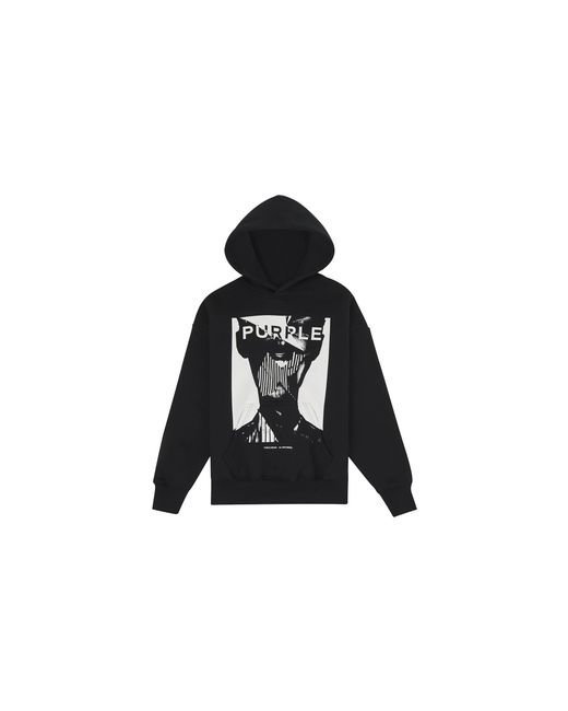 Purple Brand Black Facecard Hoodie P401 Hbbf125" for men