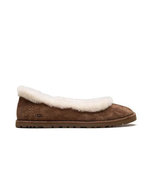 Ugg Black Zora Ballet Flat "Chestnut" 1178111 Che"