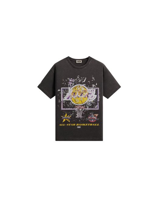 Kith Black All-Star Los Angeles Lakers Shattered Backboard Khm034949 001" for men