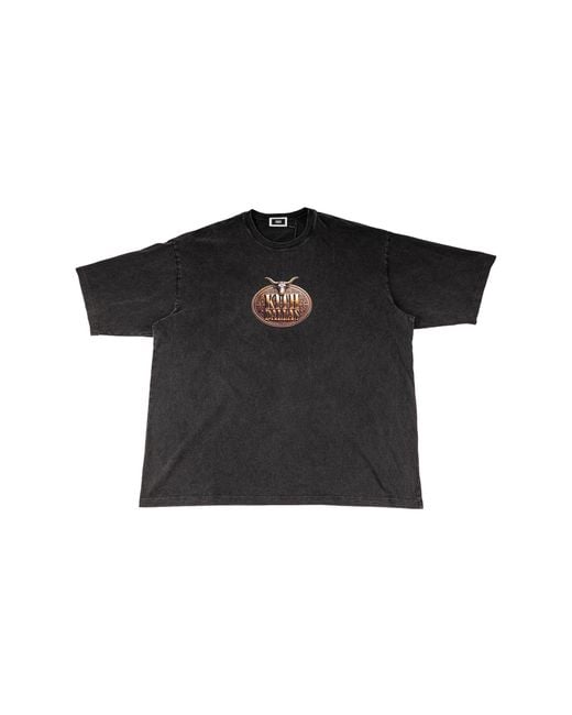 Kith Black Dallas Exclusive Buckle Vintage Jones T-Shirt "Nocturnal" Khm030095 001" for men