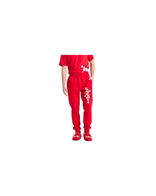 Champion Red Scrabble Reverse Weave Jogger Pants "Scarlet" P3700 590723040" for men