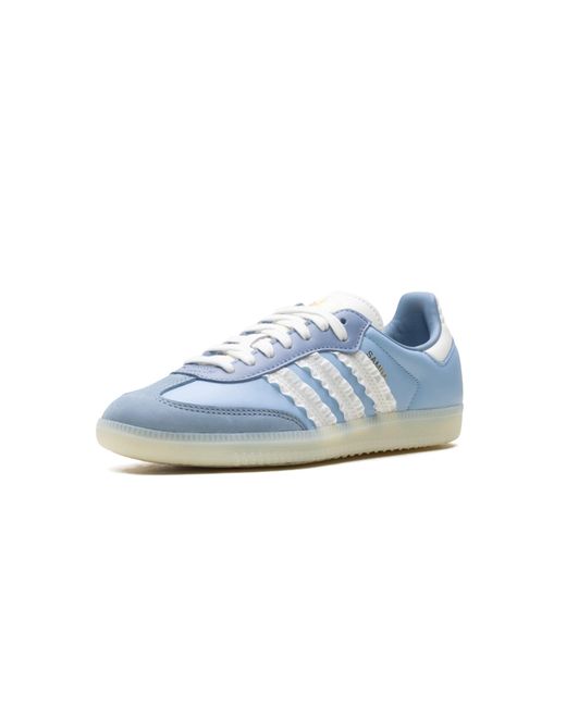 Adidas Blue Samba "Ruffle Stripes
