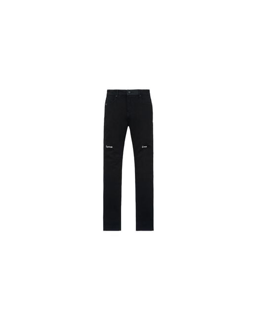 RTA Black Bryant Skinny Jeans Hologram Digital Cross" Mdgdd1148 J1205Bkhdc" for men