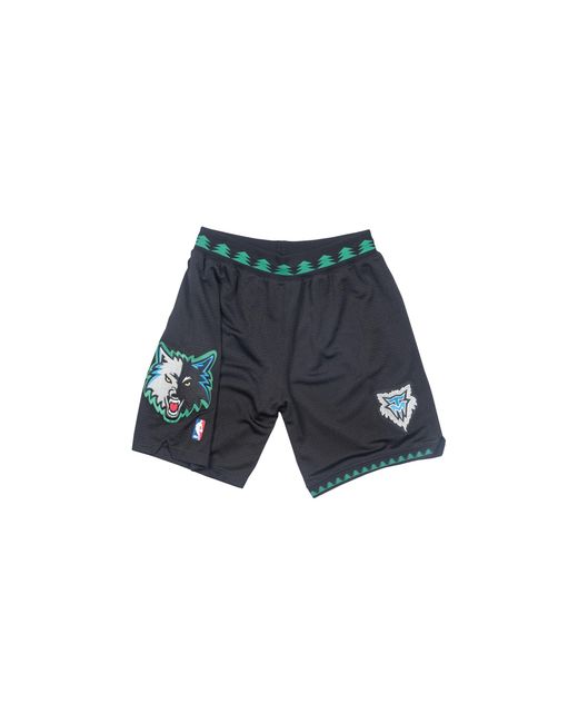 Mitchell & Ness Black Authentic Alternate Shorts Timberwolves 03-04 Ashrgs18125 Mtiblck03" for men