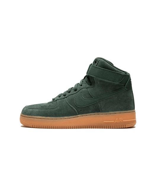 Nike Black Air Force 1 High '07 Lv8 Suede "Vintage" Aa1118 300" for men