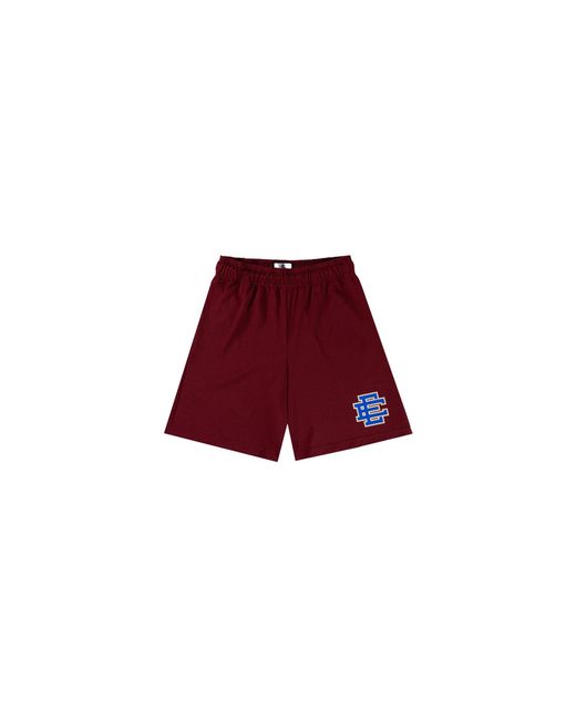 Eric Emanuel Red Ee Basic Shorts "Burgundy" Ee025" for men