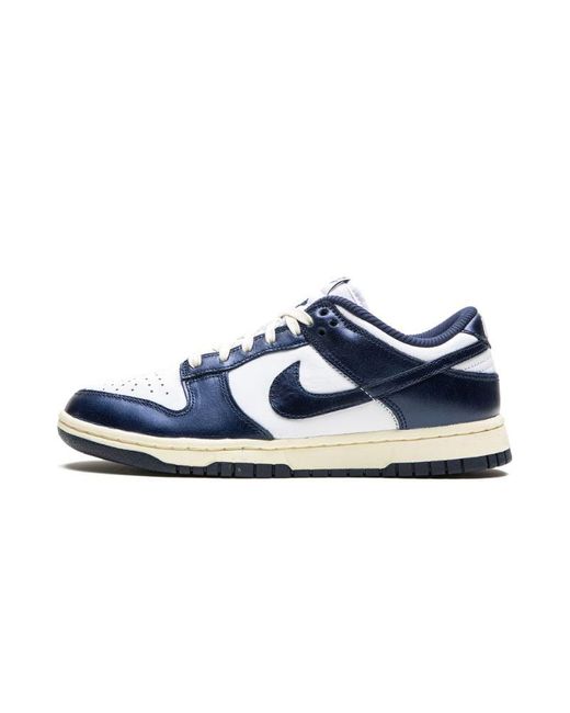 Nike Blue Dunk Lo Prm "vintage Navy" Shoes