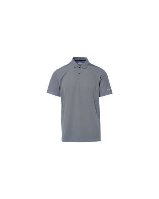 Nike Black Dry Fit Victory Texture Golf Polo Shirt Void Pure Bv6912 492" for men