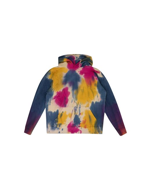Rhude Black Tie Dye Pullover Hoodie Rhd Mhds 1941 Mul" for men