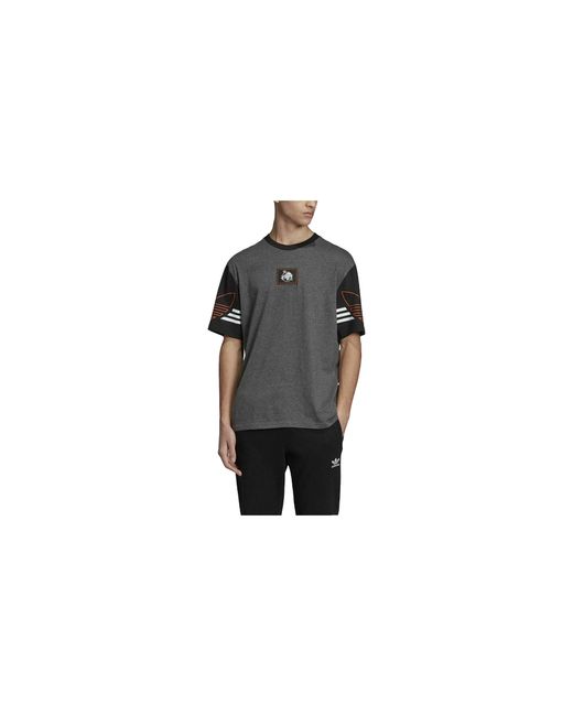 Adidas Black Stormzy Sprt T-Shirt "Dark Heather" Fi7160" for men
