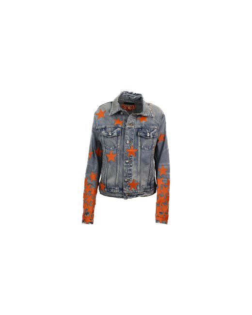 Amiri Black Chemist Star Trucker Clay Denim Jackets Mdt003_408" for men