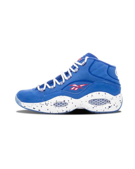 Reebok Blue Question Mid "Draft Day" V46904" for men