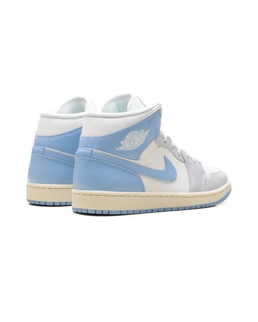 Nike Blue Air 1 Mid "Psychic Sail Coconut Milk" Bq6472 402"