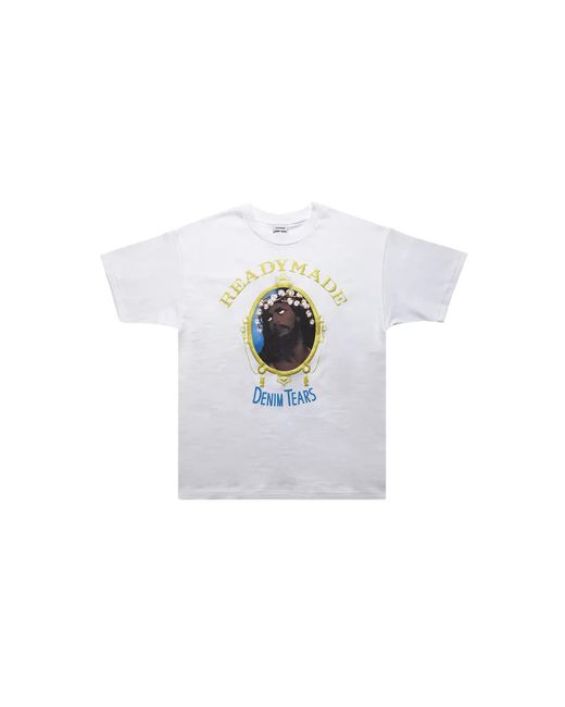 DENIM TEARS Black Readymade Short Sleeve T-Shirt Shirt Dt337" for men