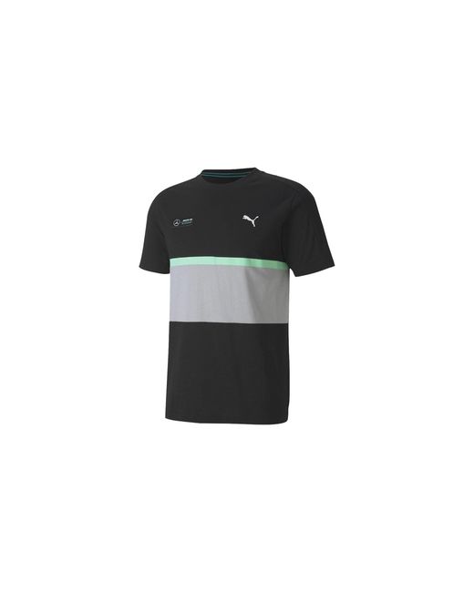 PUMA Black Mapm Mercedes T7 T-Shirt 596181 01" for men