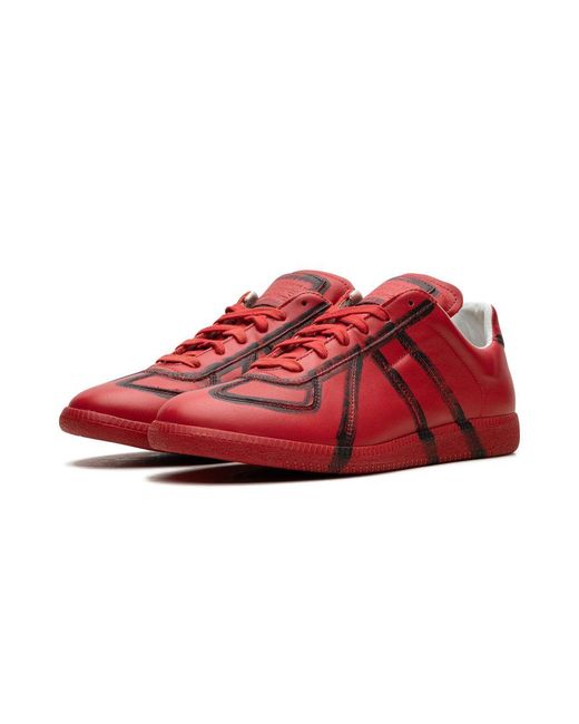 Maison Margiela Red Replica Low Top Sneaker "/ " Shoes for men