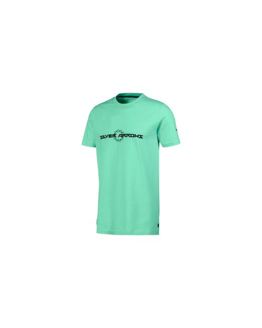 PUMA Green Mapm Mercedes Street T-Shirt Glimmer" 596172 06" for men