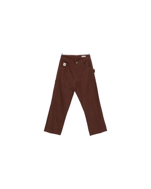 Bode Black Twill Knolly Brook Trousers Mrc99Bt003" for men