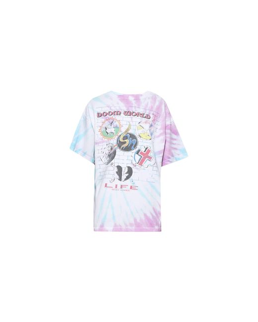 SAINT Mxxxxxx Black Saint Michael X Last Door World T-Shirt "Tie Dye" Sm Ys8 0000 C46" for men