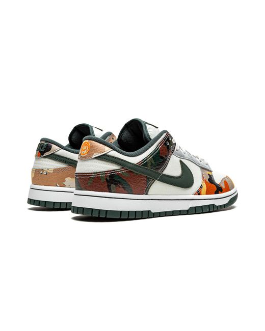 Nike Black Dunk Low Se Sail Multi Camo Dh0957-100 for men