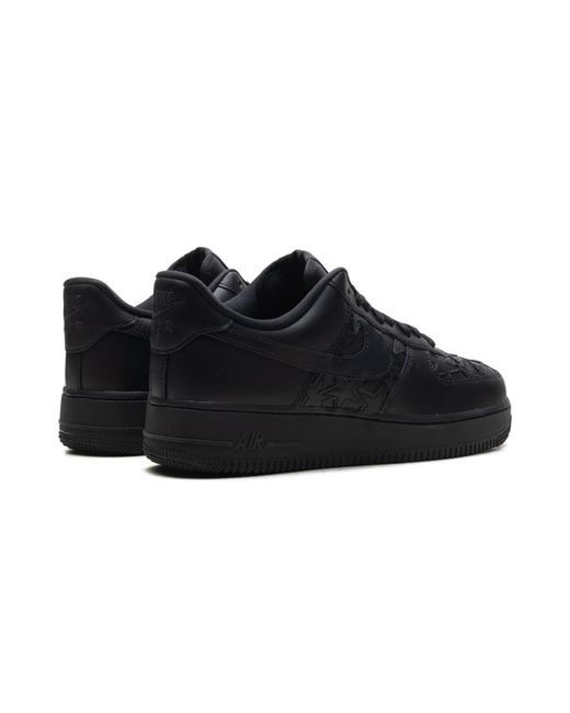 Nike Black Air Force 1 Low Lv8 "Triple Stars" Im5750 001" for men