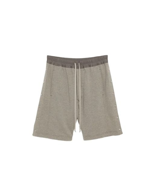 Rick Owens Black Pusher Shorts Melange" Du01F4373 Fgm 178" for men
