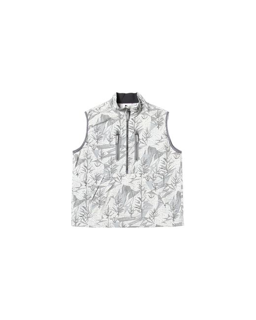 Gramicci Black Brushed Nylon Vest "Wander for men