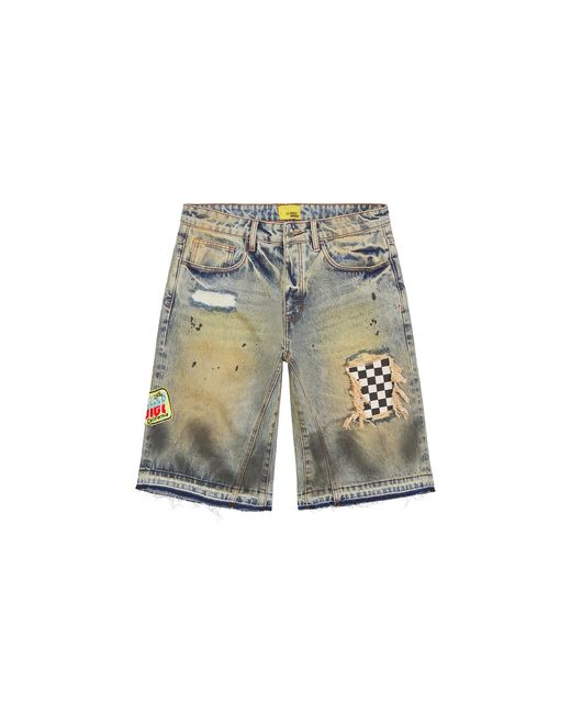 DIET STARTS MONDAY Black Venice Denim Shorts "Light" Dsm Sum26 040" for men