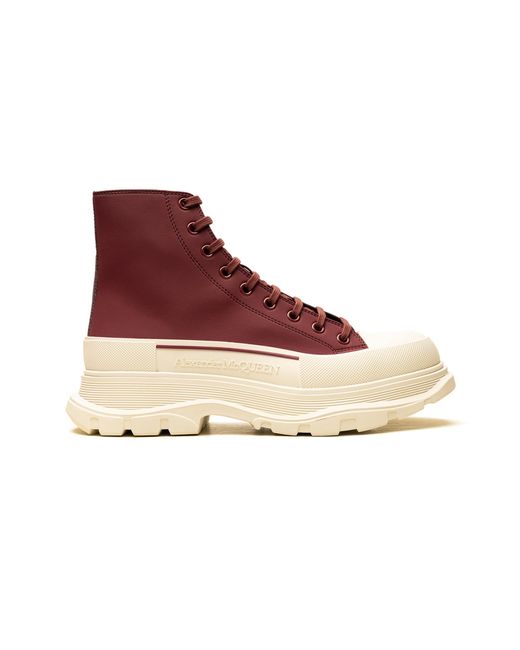 McQueen Red Oversized Sneaker Burgundy" 682417 6124" for men