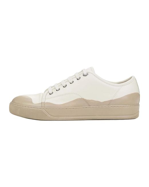 Lanvin Black Dbb1 Low Top Sneakers "Ecru/Blanc" Fm Skdbb1 Pdna E22 0200" for men