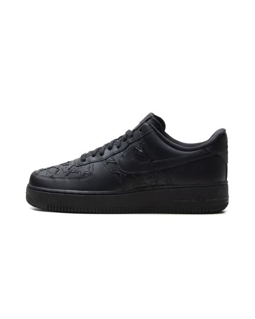 Nike Black Air Force 1 Low Lv8 "Triple Stars" Im5750 001" for men