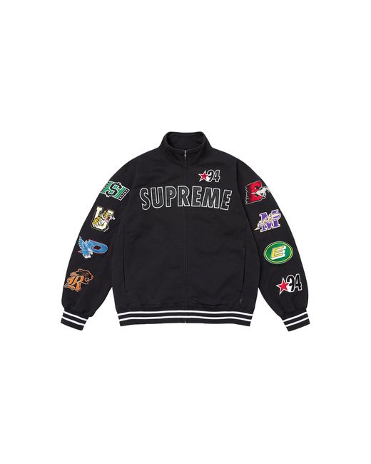 Supreme Black Mascots Zip Up Jacket "Ss26