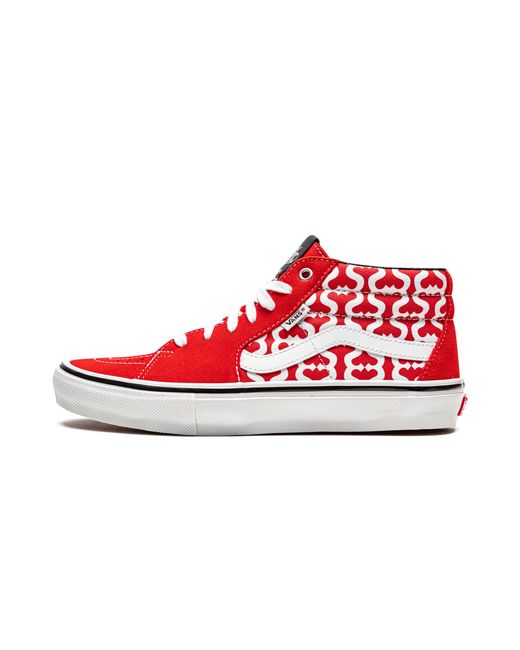 Vans Red Skate Grosso Mid "Supreme for men