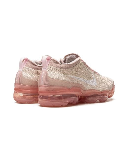 Nike Black Air Vapormax 2023 Flyknit "oatmeal Pearl Pink" Shoes
