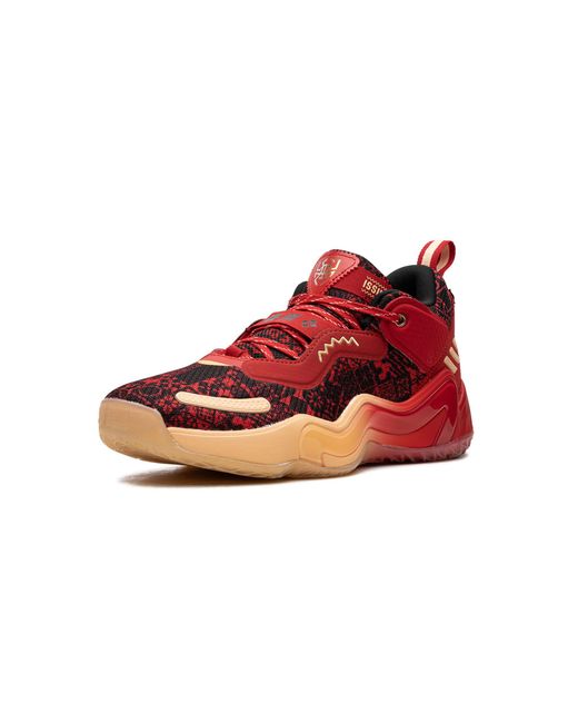 Adidas Red D.o.n Issue 3 Gca "chinese New Year" Shoes