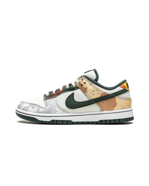Nike Black Dunk Low Se Sail Multi Camo Dh0957-100 for men