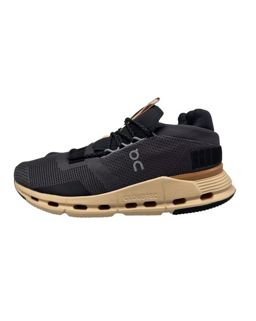 On Shoes Blue Cloudnova "Eclipse/Savannah" 26.98491"