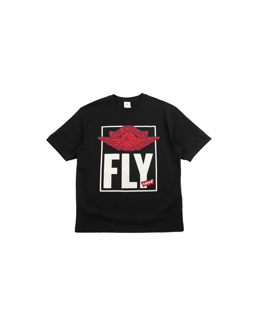 Nike Black Air X Levi's T-Shirt Im6728 010" for men