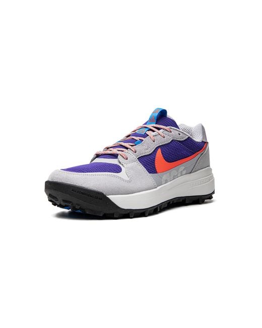 Nike Blue Acg Lowcate "Wolf Bright Crimson" Dm8019 001" for men